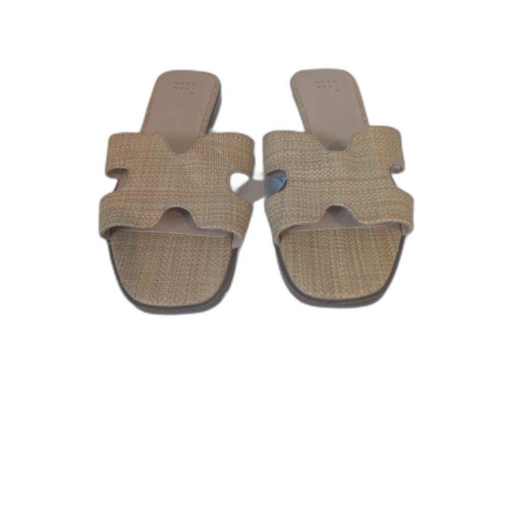 Women's A New Day Nina Sandals Tan Size 8 W